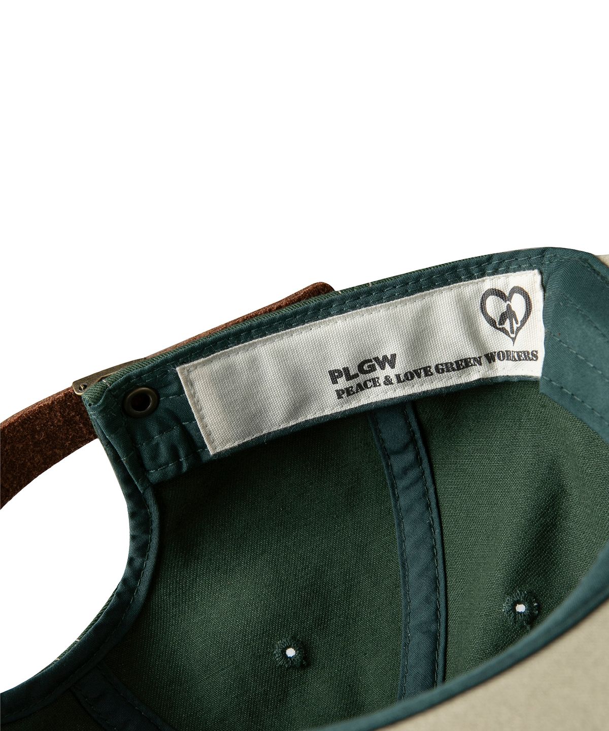 에스파이(ESFAI) PLGW WAPPEN BALL CAP (DARK GREEN)