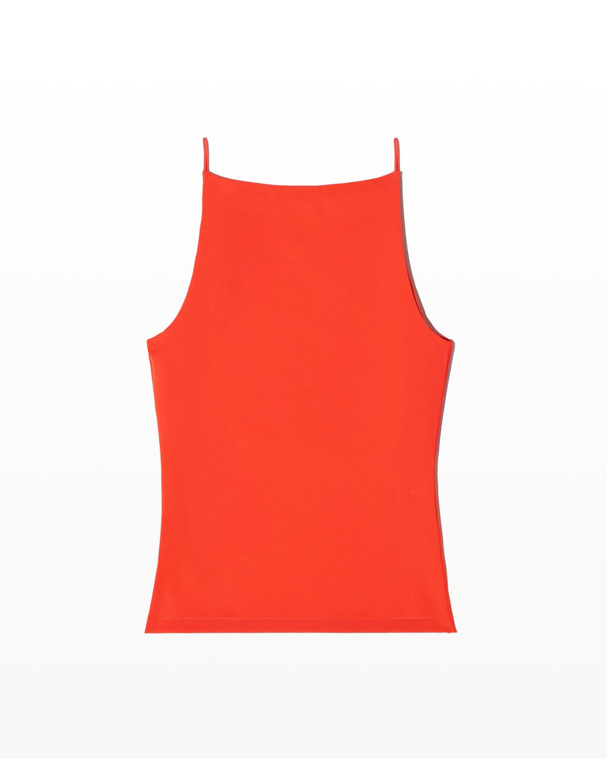 후포(HOOPOE) hoopoe halterneck top_sunset orange