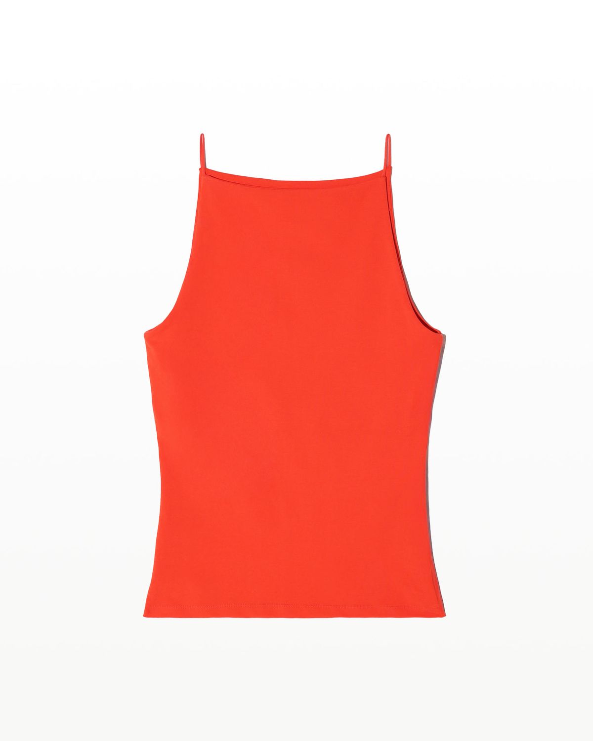 후포(HOOPOE) hoopoe halterneck top_sunset orange