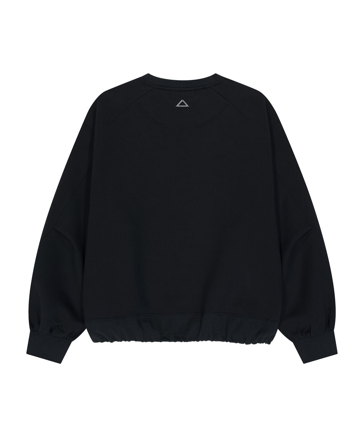언지미크(UNGIMMICK) SLASH NECK SWEATSHIRT (BLACK)