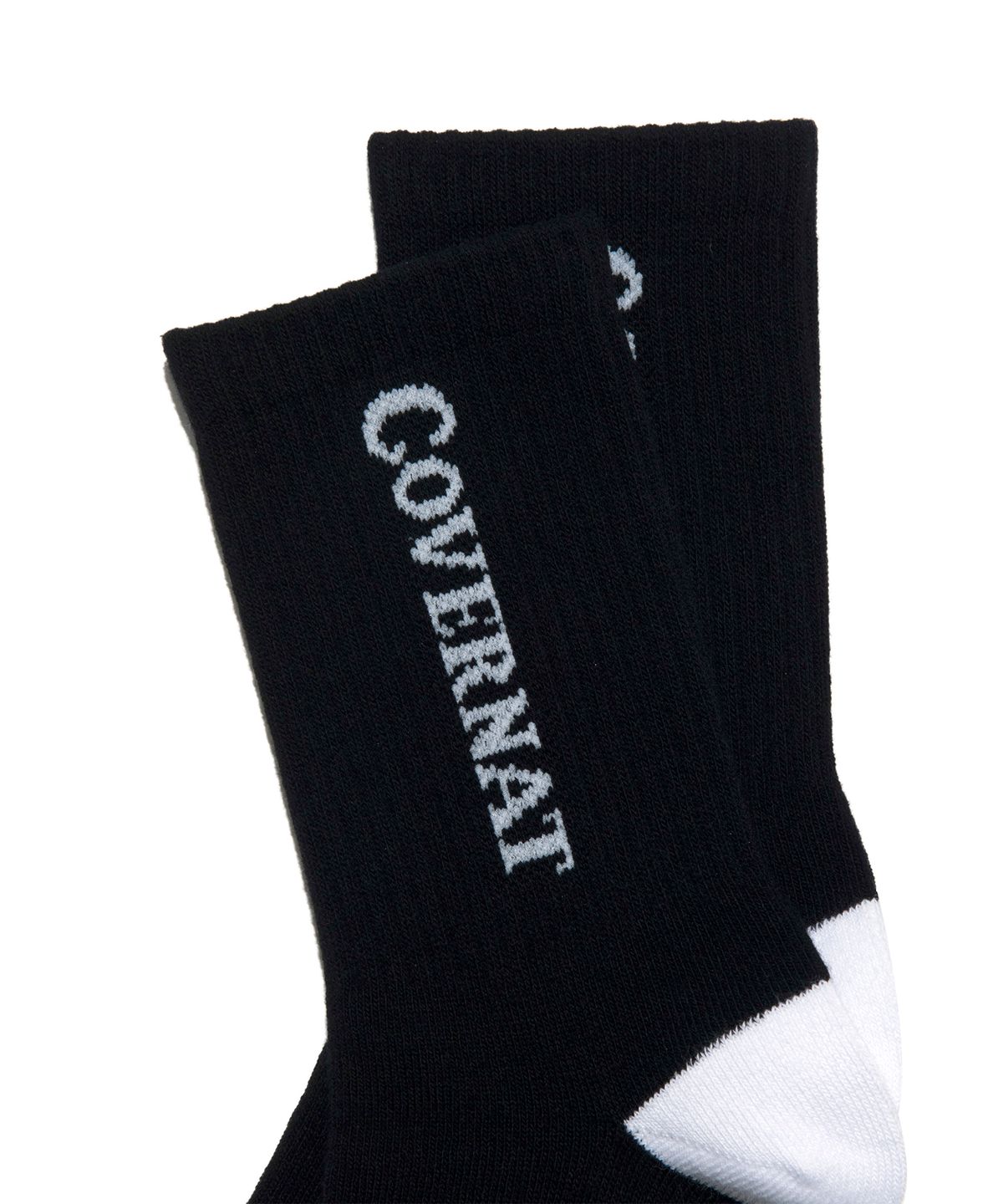 커버낫 키즈(COVERNAT KIDS) 어센틱 세로 로고 삭스 블랙 CK2500SK01BK