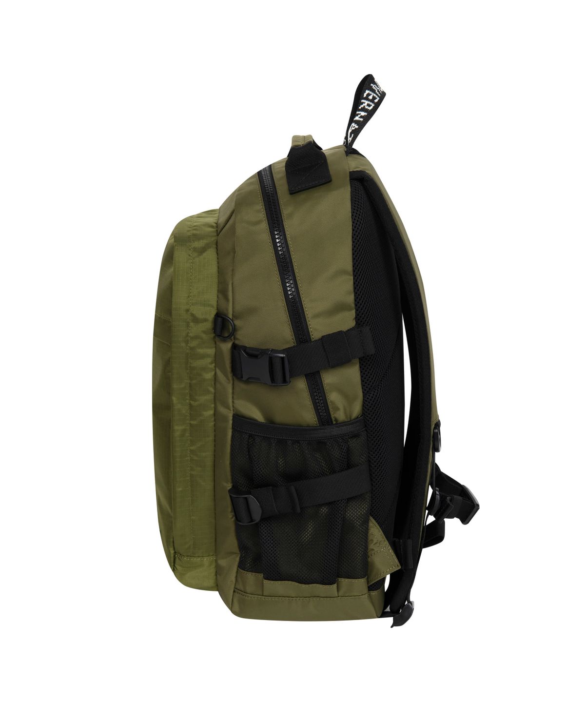 커버낫 키즈(COVERNAT KIDS) 컬리지 로고 백팩 카키 CK2500BP04KH