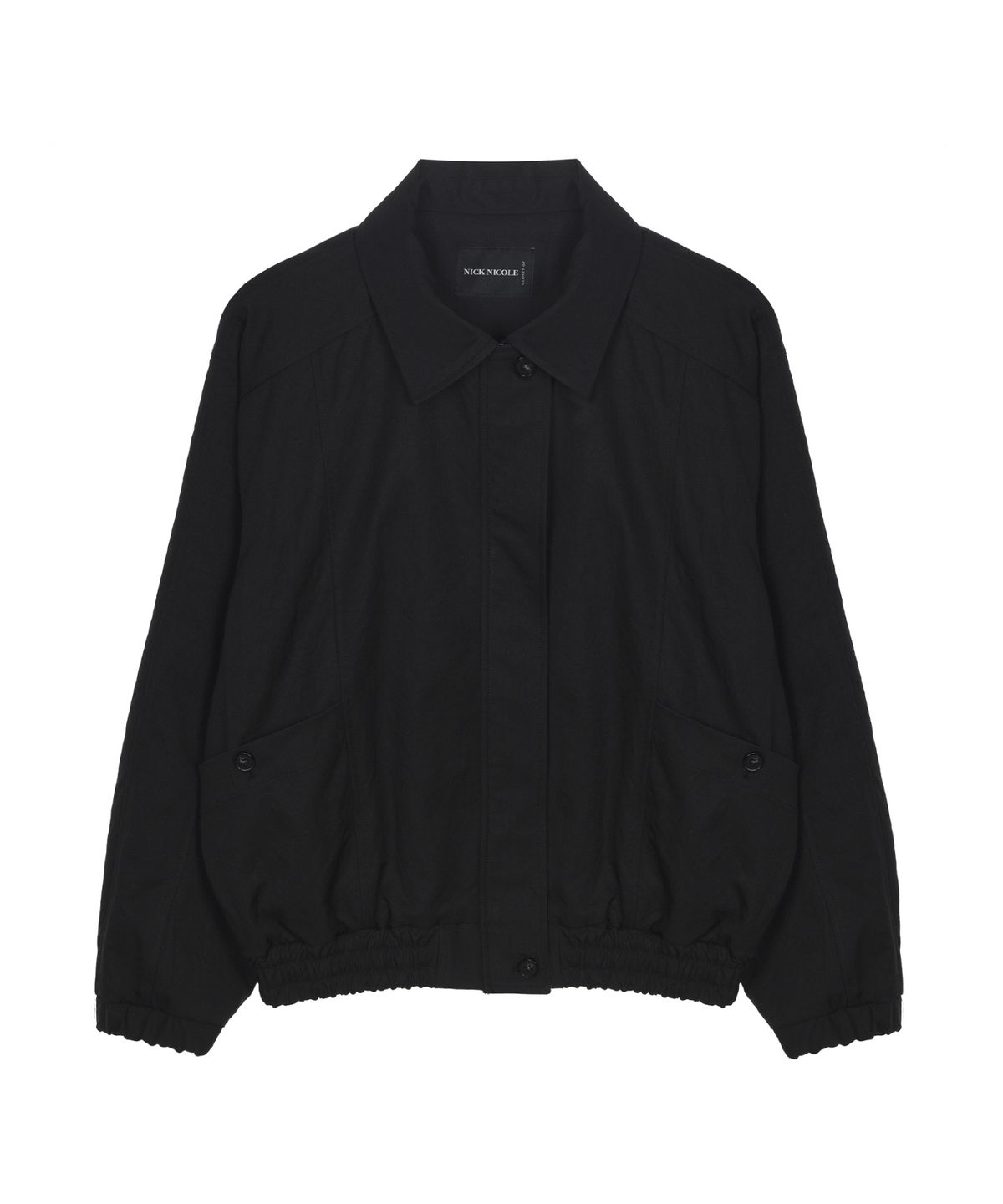 닉앤니콜(NICK&NICOLE) NICOLE OVERSIZED BLOUSON JUMPER_BLACK