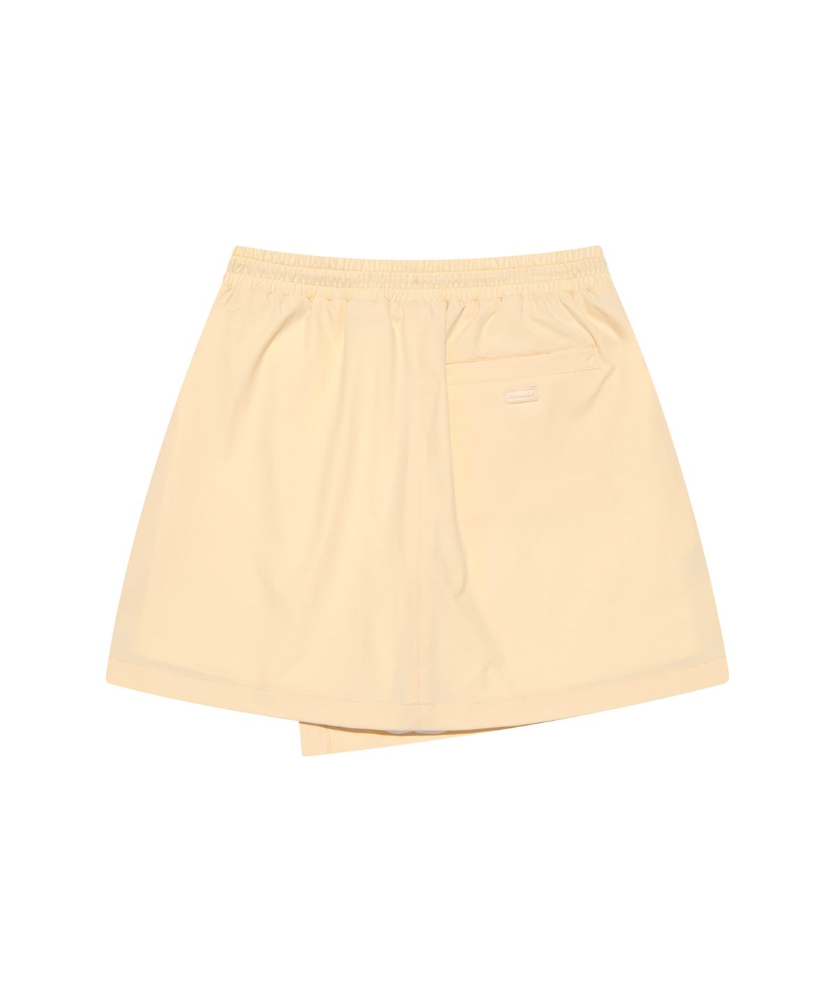 커버낫 키즈(COVERNAT KIDS) 쿠퍼로고 랩 스커트 옐로우 CK2501SR68YE