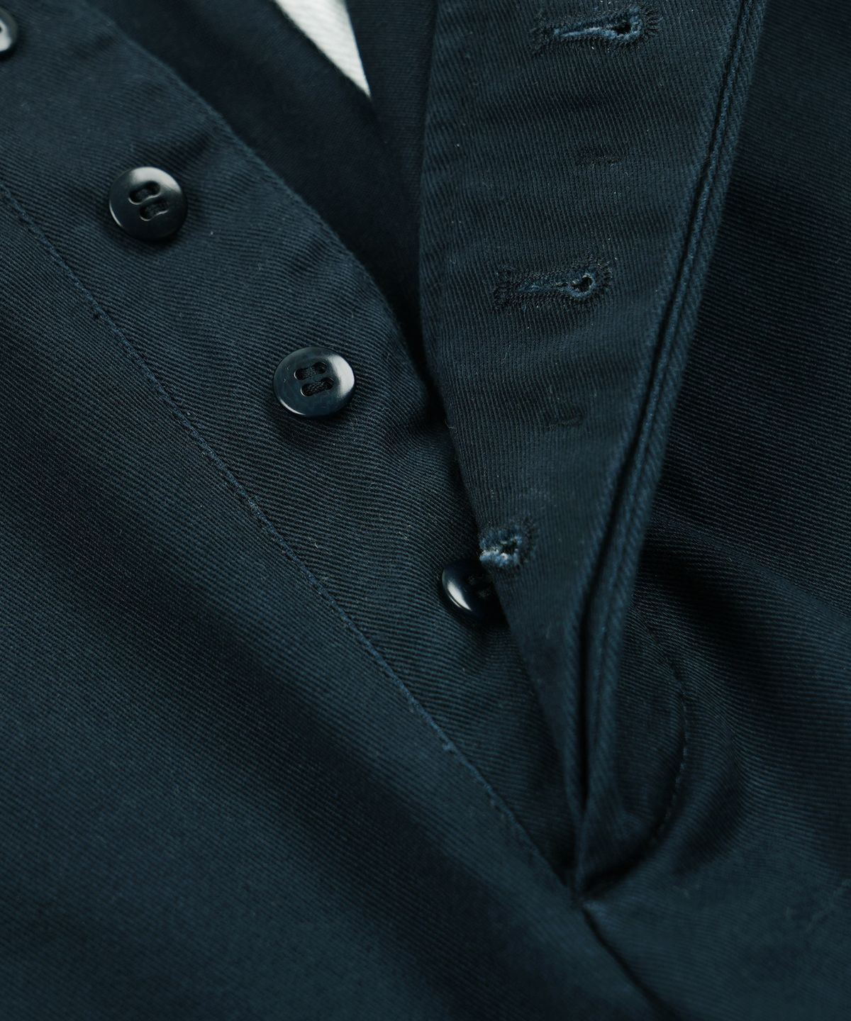프리즘웍스(FRIZMWORKS) WASHED OFFICER CHINO PANTS _ NAVY