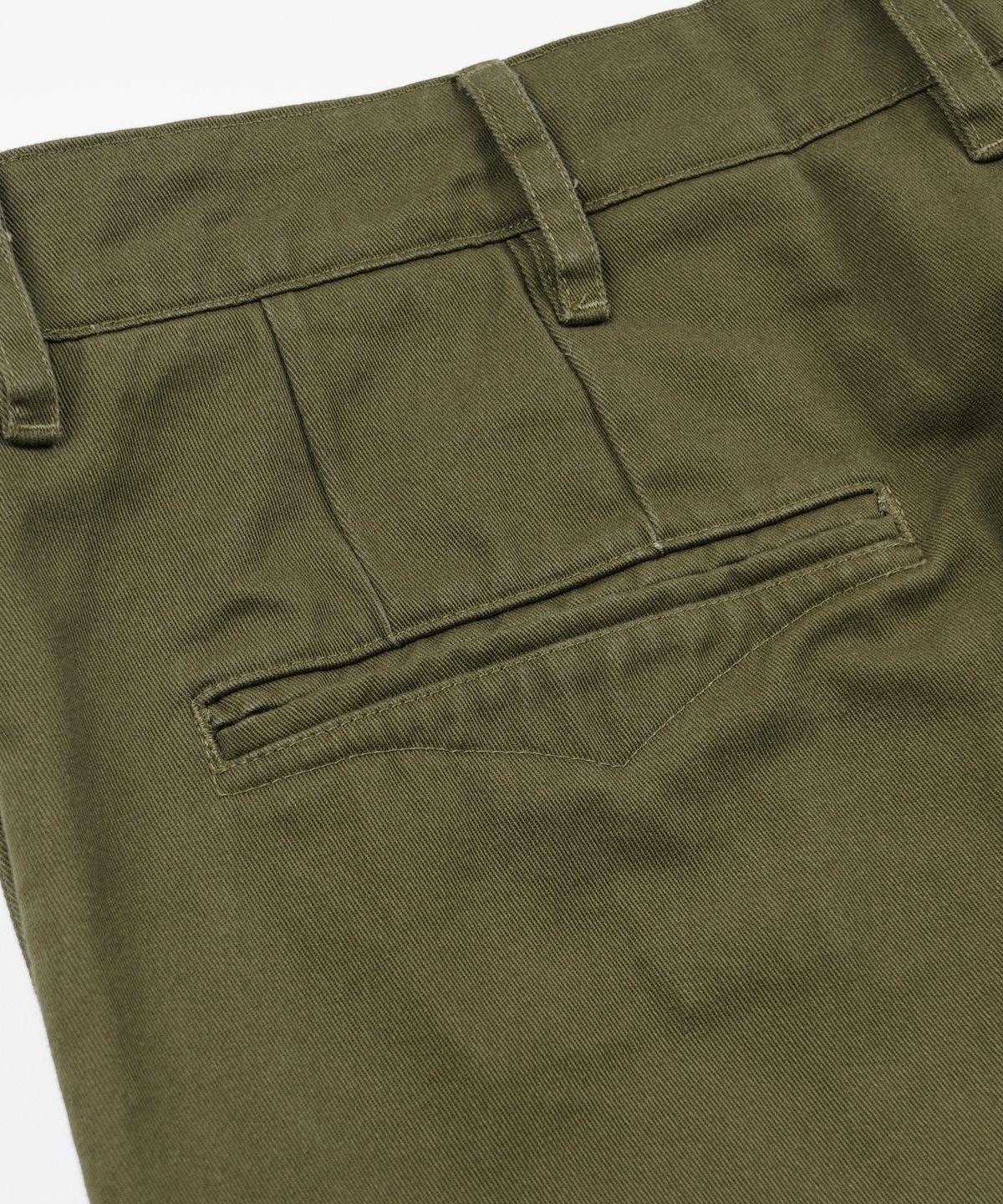 프리즘웍스(FRIZMWORKS) WASHED OFFICER CHINO PANTS _ OLIVE