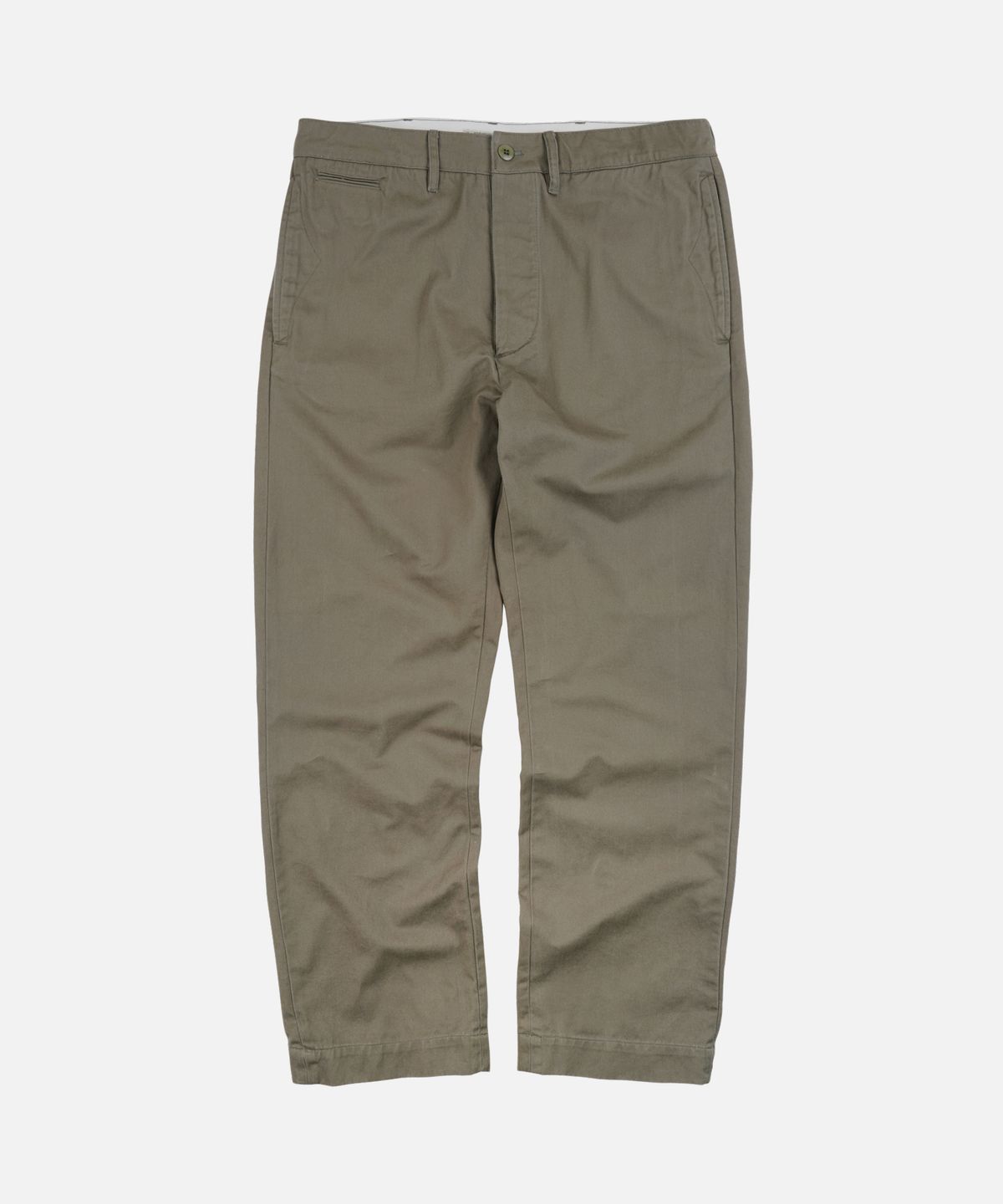 프리즘웍스(FRIZMWORKS) WASHED OFFICER CHINO PANTS _ MUD