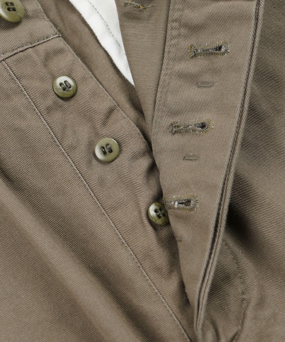 프리즘웍스(FRIZMWORKS) WASHED OFFICER CHINO PANTS _ MUD