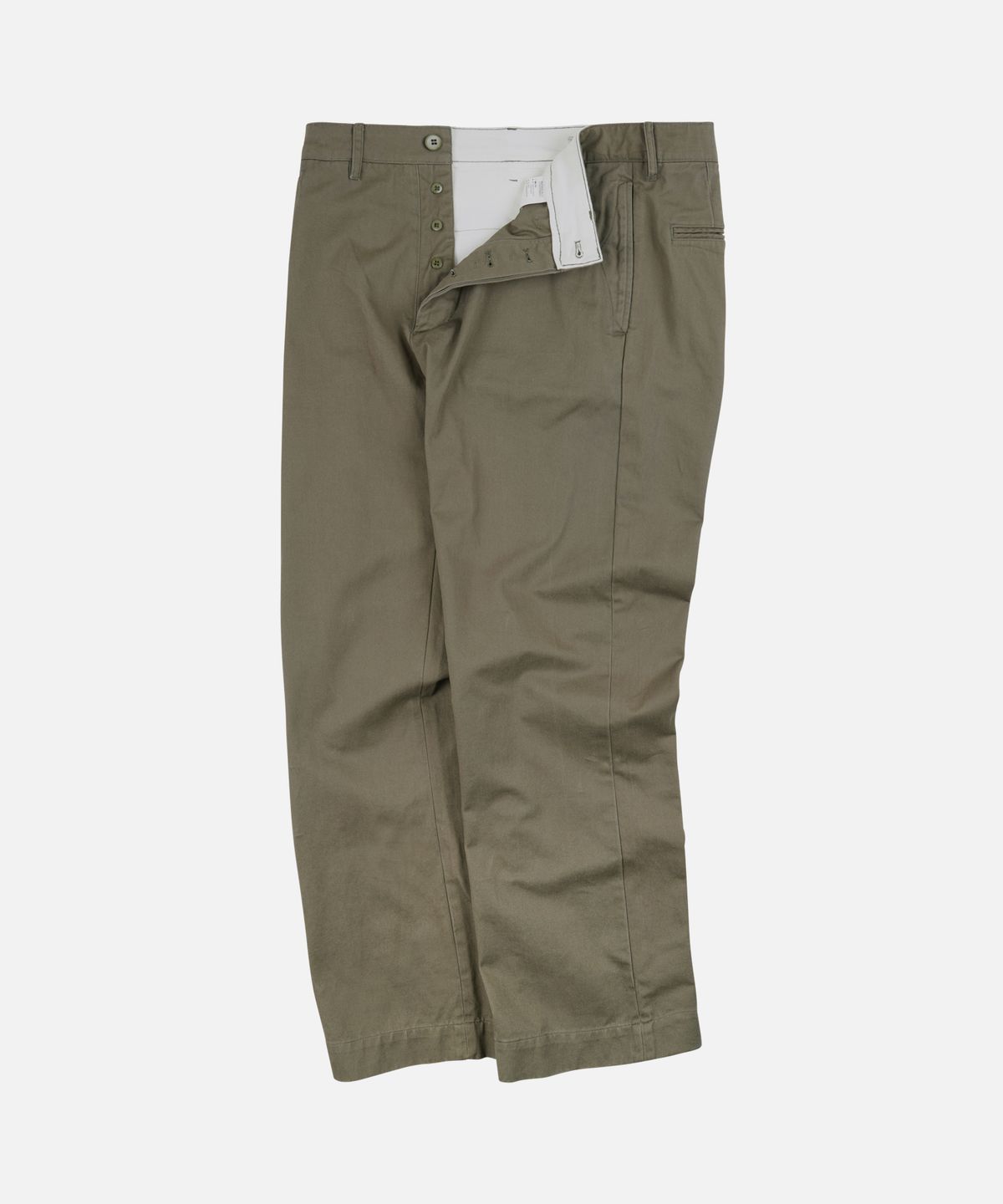 프리즘웍스(FRIZMWORKS) WASHED OFFICER CHINO PANTS _ MUD