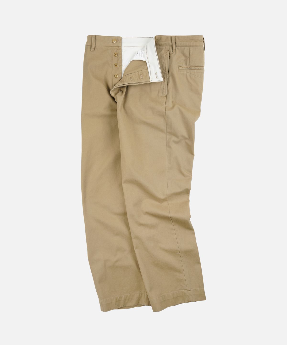프리즘웍스(FRIZMWORKS) WASHED OFFICER CHINO PANTS _ BEIGE