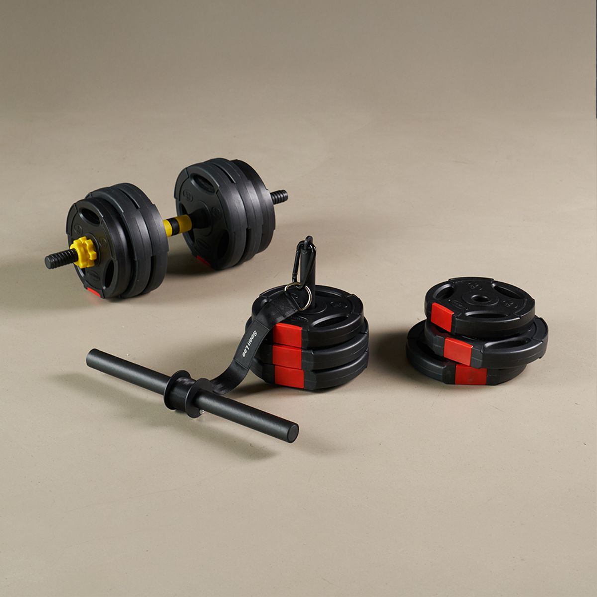 스포틀러(SPORTLER) 경량 블랙원판 세트 1kg~1.5kg