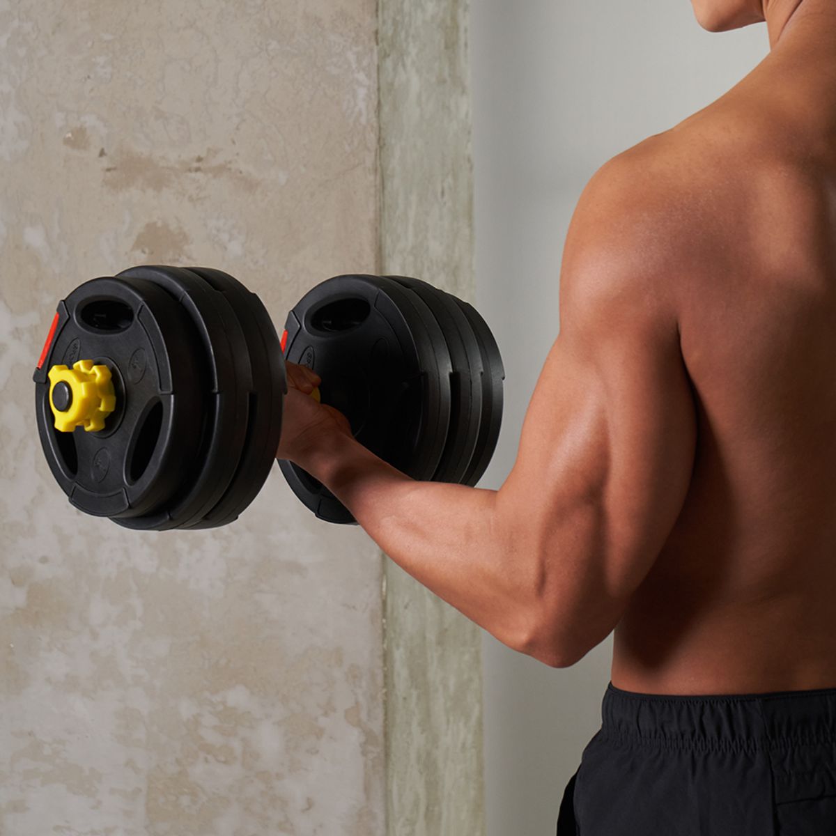 스포틀러(SPORTLER) 경량 블랙원판 세트 1kg~1.5kg