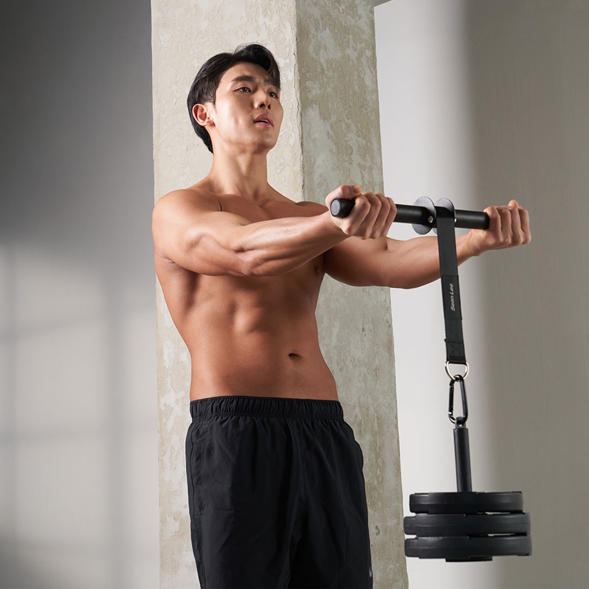 스포틀러(SPORTLER) 경량 블랙원판 세트 1kg~1.5kg