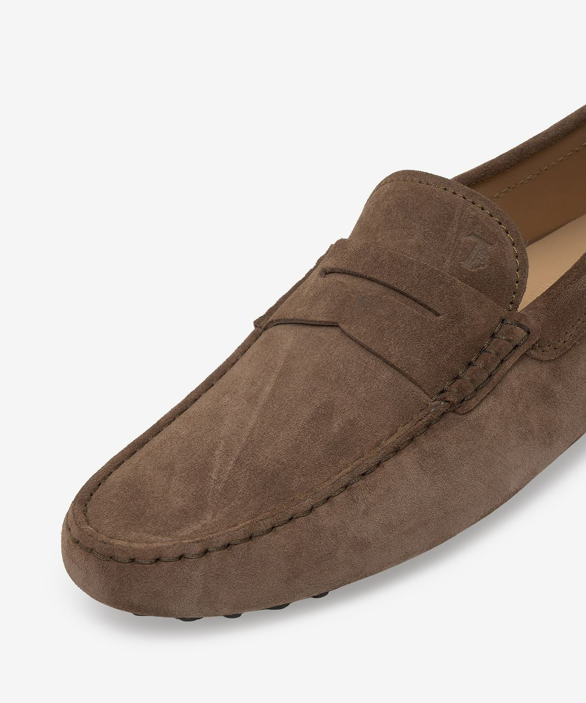 MUSINSA | TODS Gomino Suede Driving Loafer - Brown