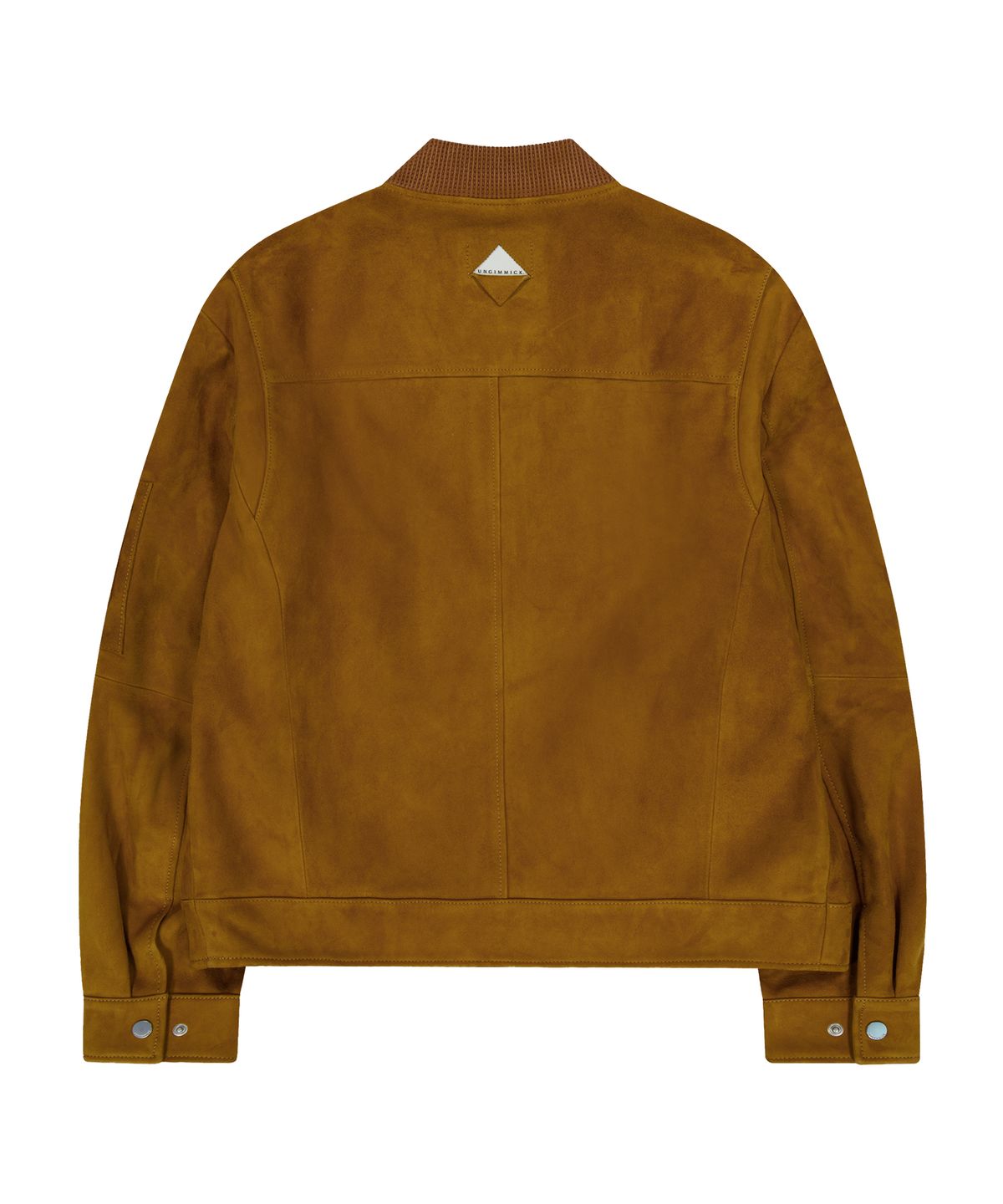 언지미크(UNGIMMICK) SUEDE MA-1 JACKET (COGNAC / GOATSKIN)