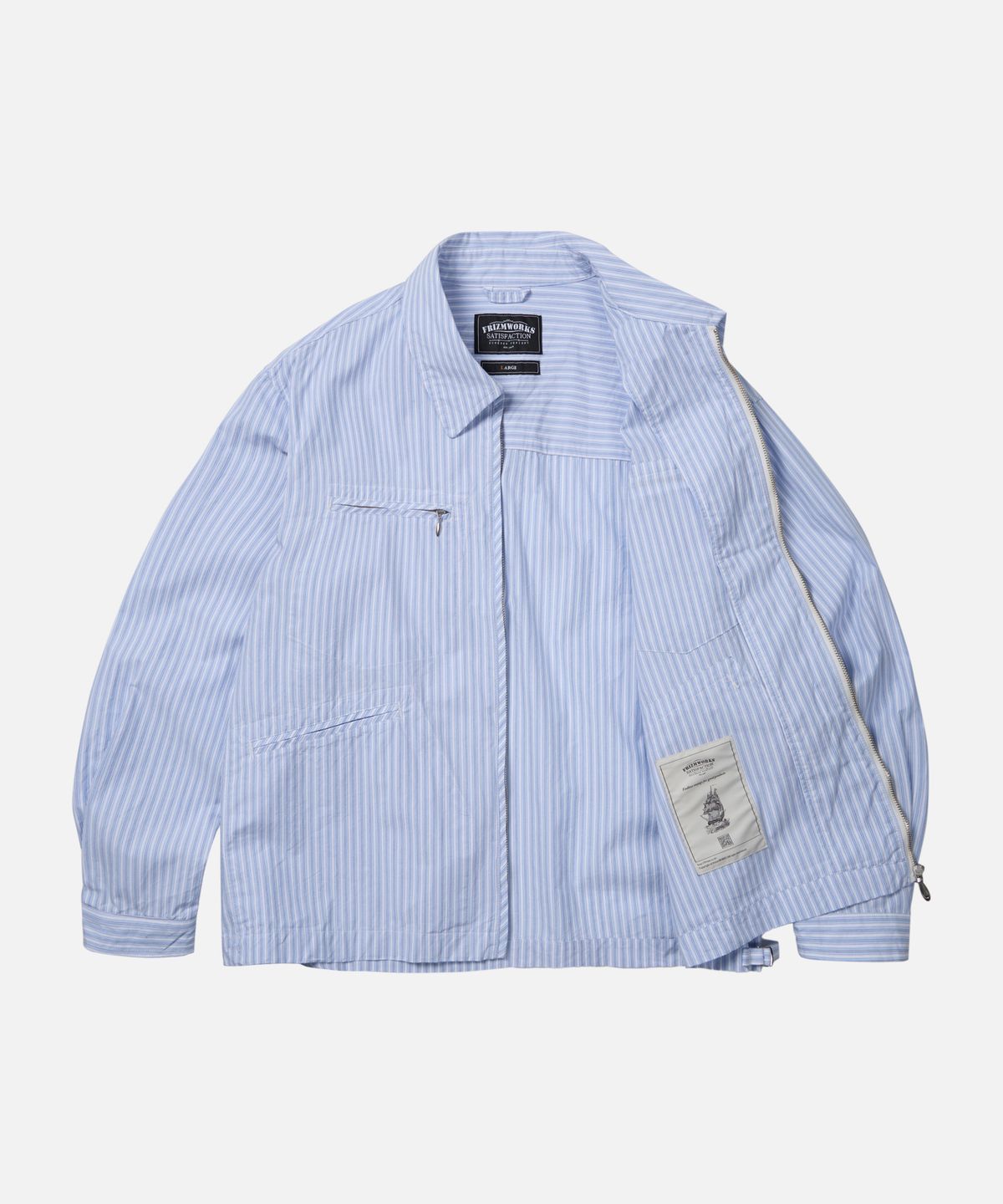 프리즘웍스(FRIZMWORKS) JW LINE SWING TOP _ STRIPE