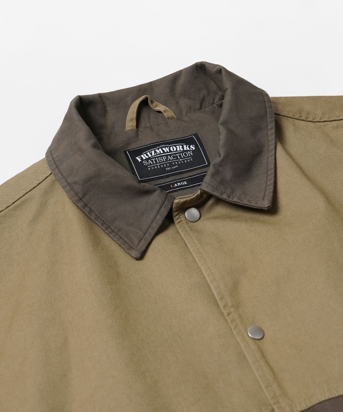 프리즘웍스(FRIZMWORKS) BARSTOW COACH JACKET _ MUD