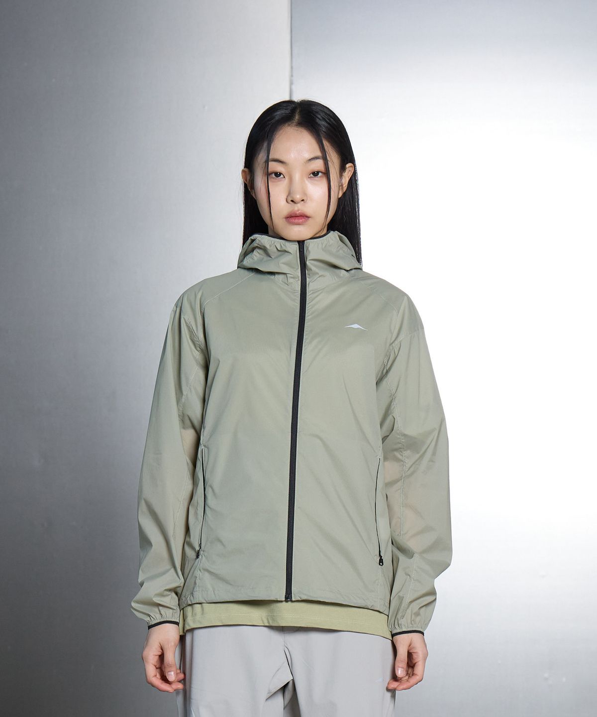 고요웨어(GOYOWEAR) 라이트 윈드스토퍼 자켓 (세이지 그린)