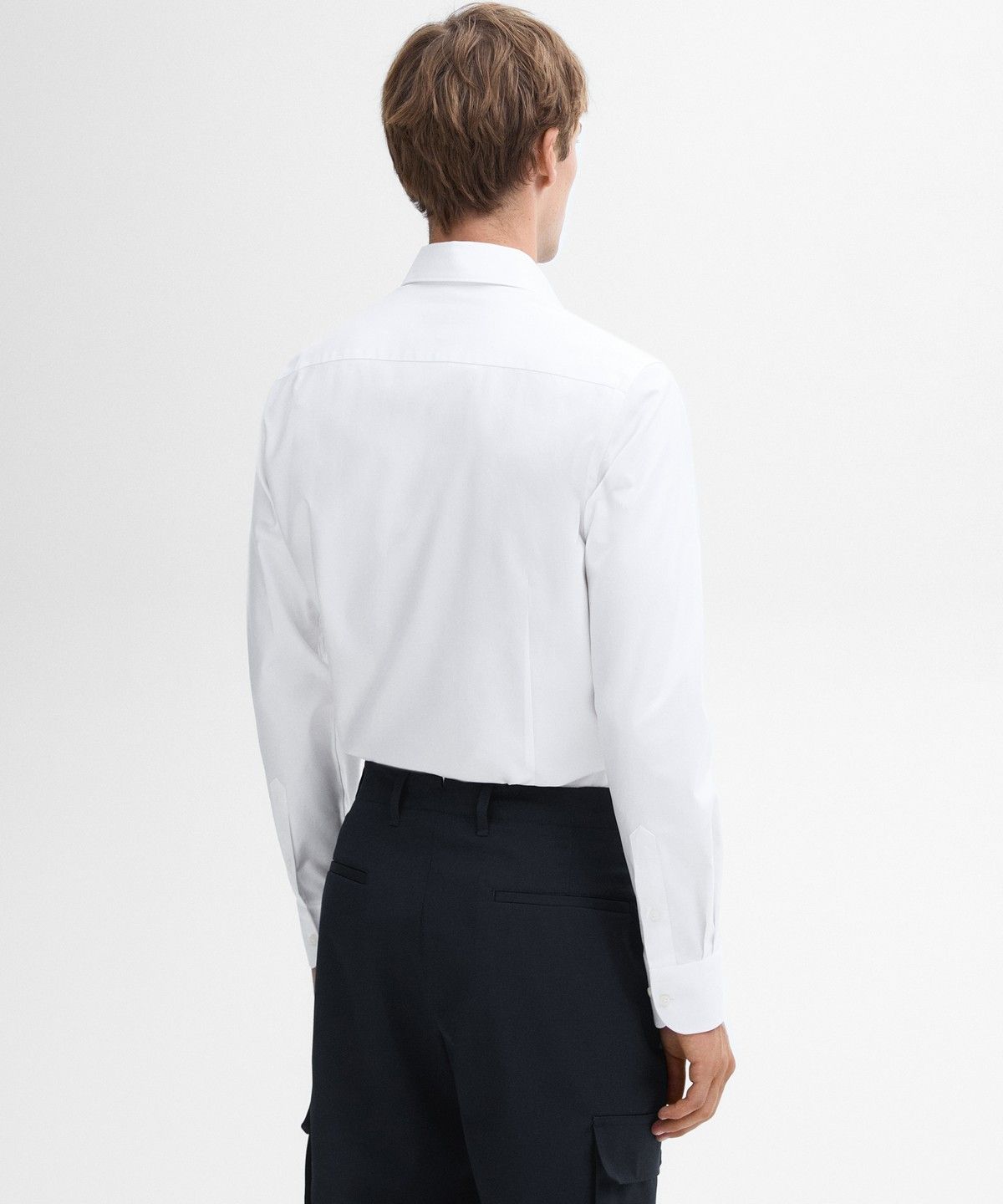 마시모두띠(MASSIMO DUTTI) 100% 코튼 슬림 핏 셔츠
