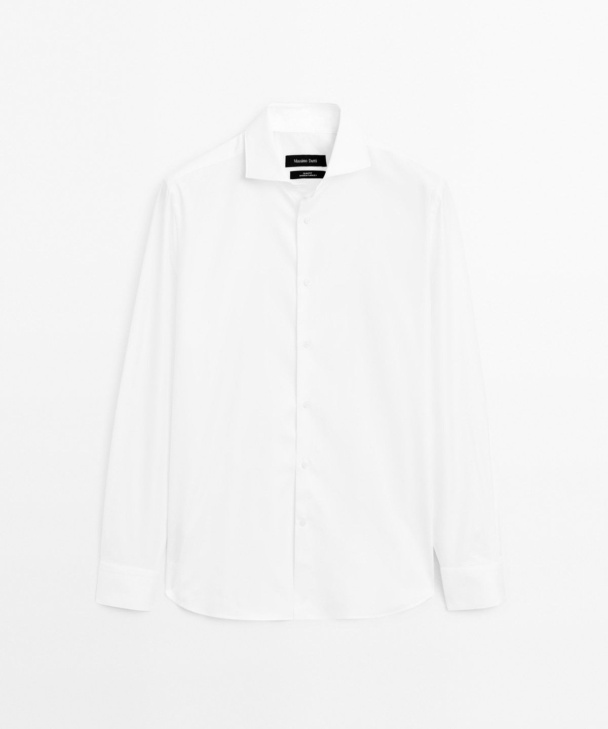 마시모두띠(MASSIMO DUTTI) 100% 코튼 슬림 핏 셔츠