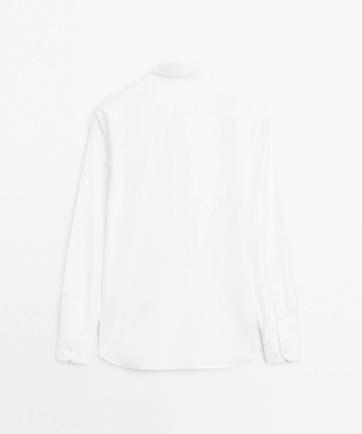 마시모두띠(MASSIMO DUTTI) 100% 코튼 슬림 핏 셔츠