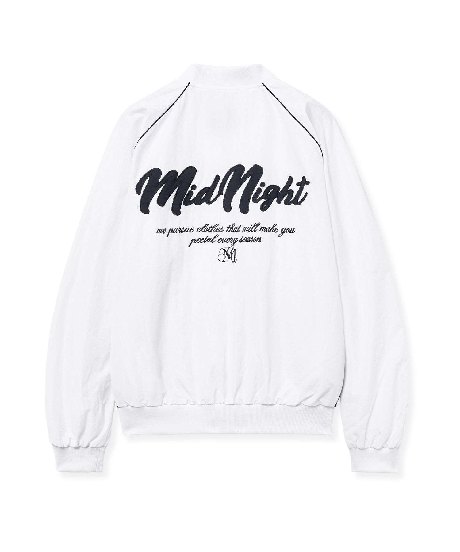 【MIDNIGHT MOVE】 le line jacket / 追跡付 leラインジャケット (ネイビー) - MIDNIGHT MOVE | 60% - アジア