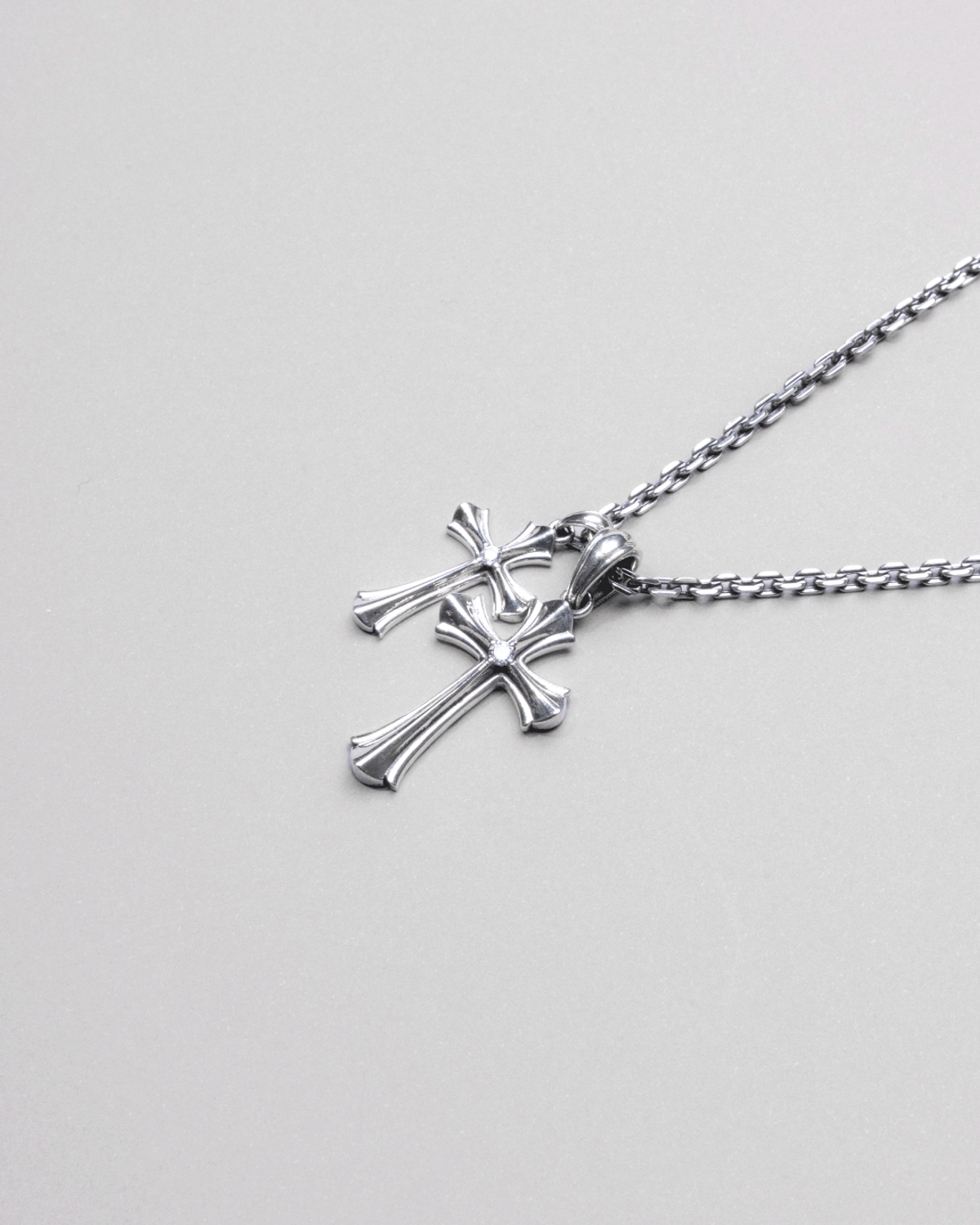 스팅925(STING925) Royal Cross Single Set Pendant