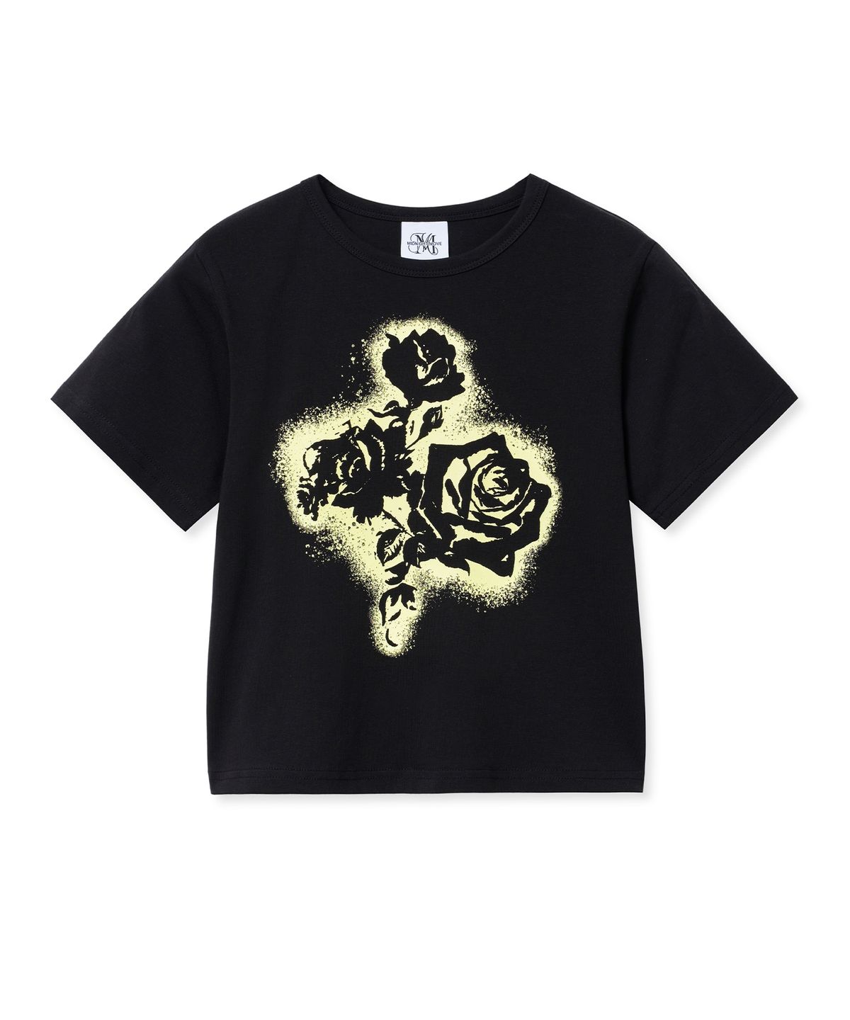 미드나잇 무브(MIDNIGHT MOVE) fl crop t (black)