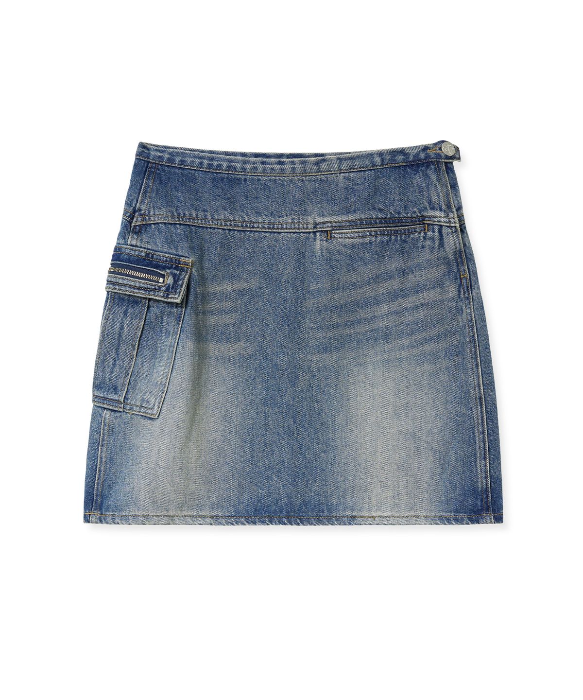 미드나잇 무브(MIDNIGHT MOVE) cargo skirt (blue)