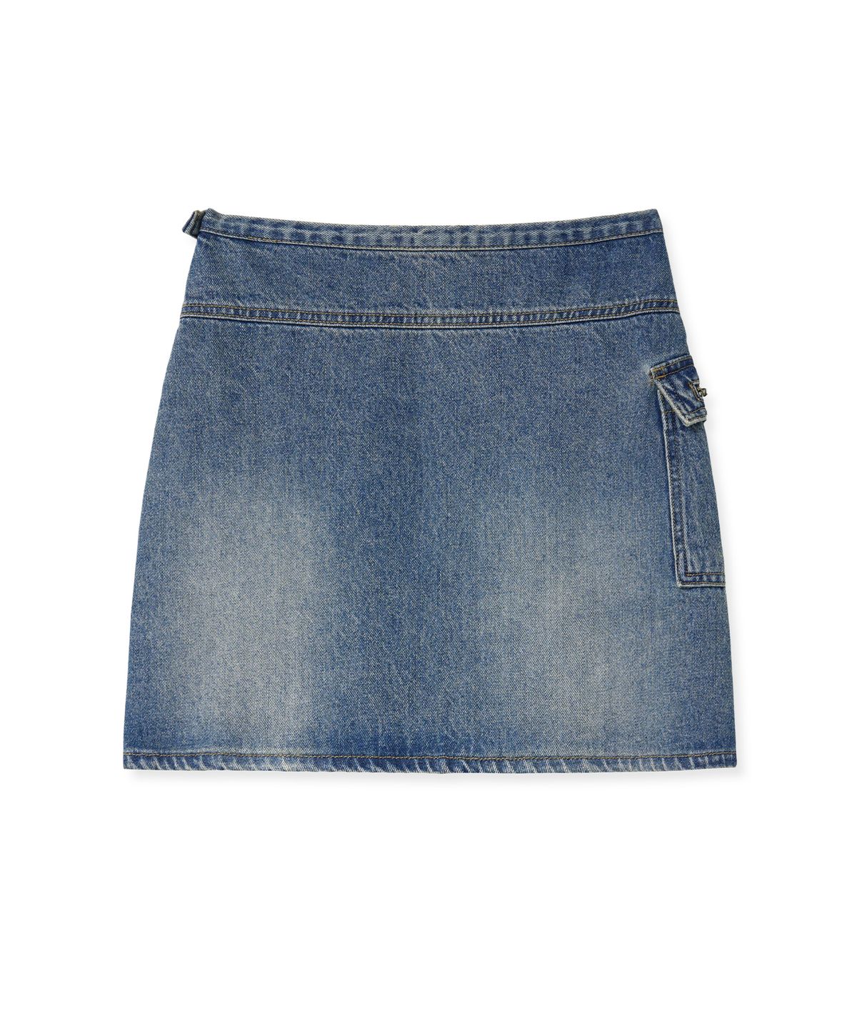 미드나잇 무브(MIDNIGHT MOVE) cargo skirt (blue)