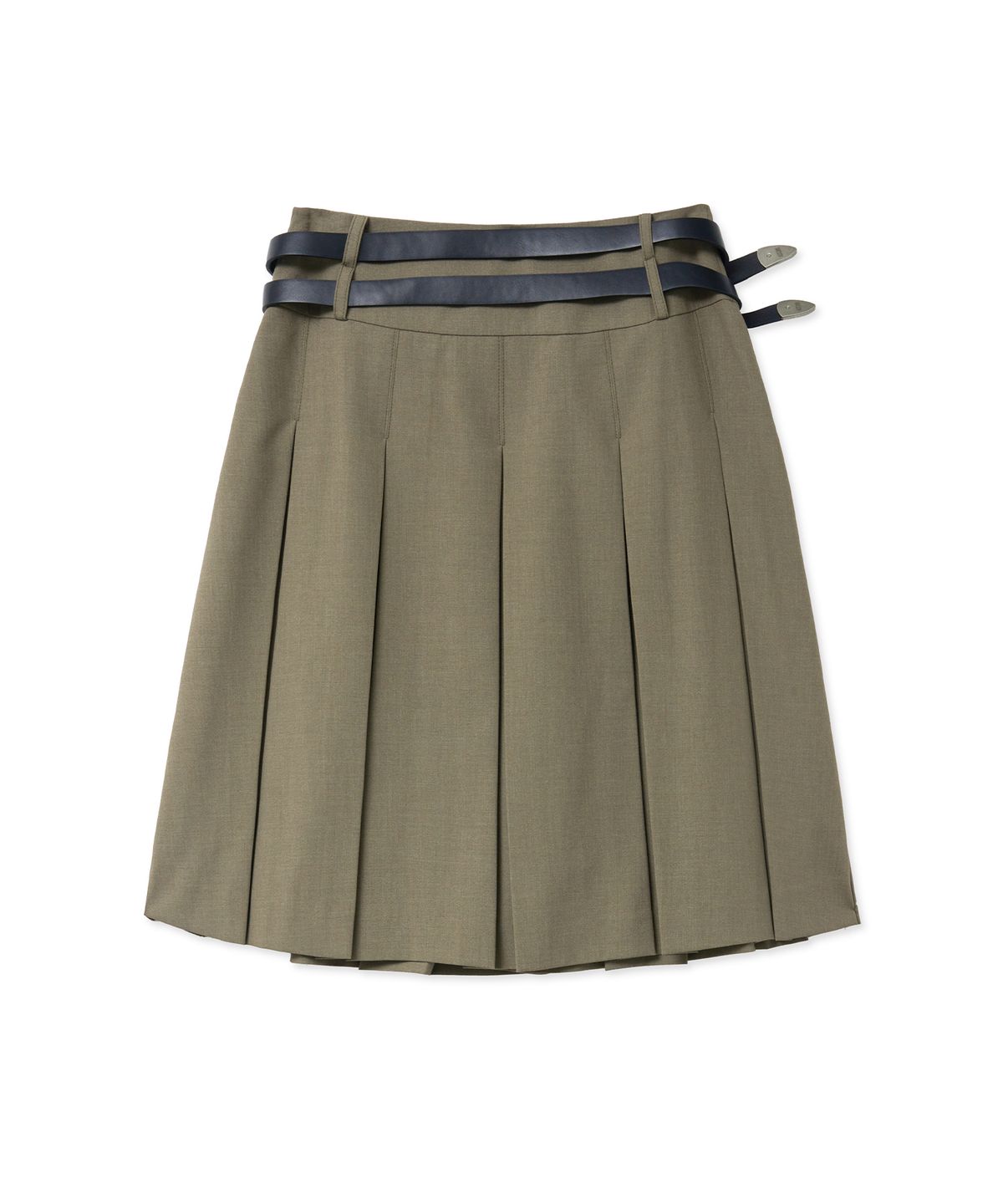 미드나잇 무브(MIDNIGHT MOVE) 2 belt skirt (brown)