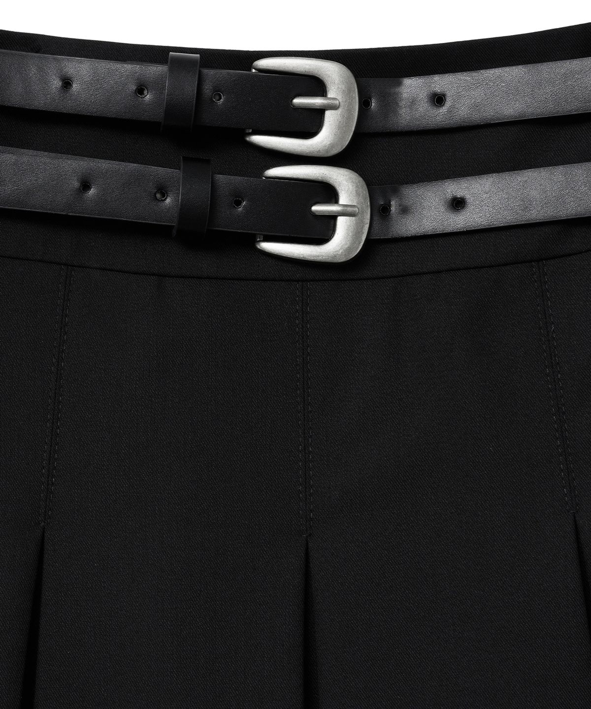 미드나잇 무브(MIDNIGHT MOVE) 2 belt skirt (black)