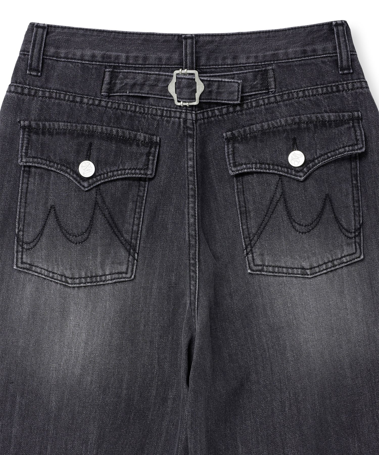 ★韓国人気★MIDNIGHT MOVE★back pk pants MUSINSA | MIDNIGHT MOVE back pk pants (black)