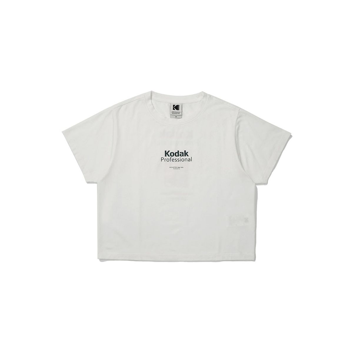 코닥(KODAK) 메일러 그래픽 반팔티셔츠 우먼 WHITE