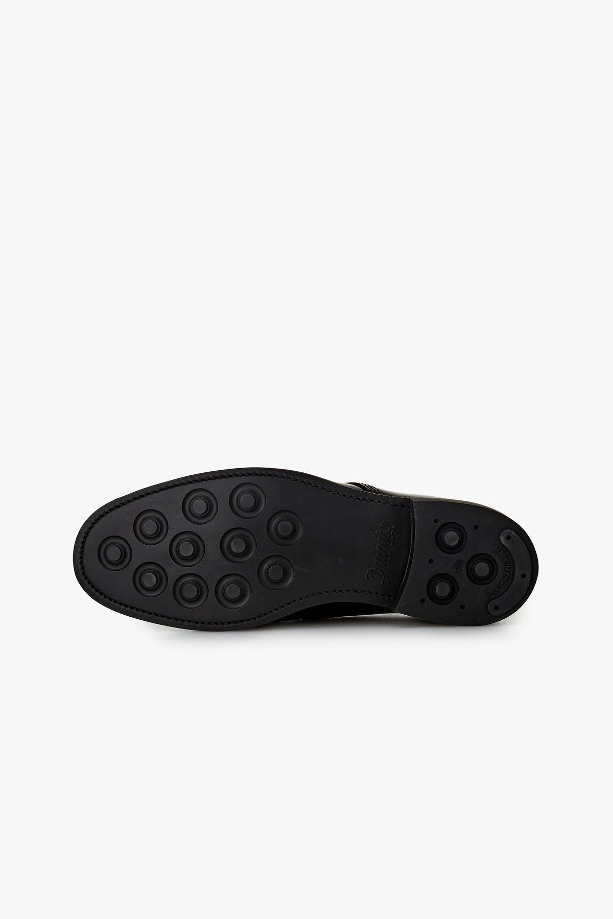 맨온더분(MAN ON THE BOON) [SANDERS] OFFICER SHOE 폴리싱 레더 로퍼_블랙 4715118201