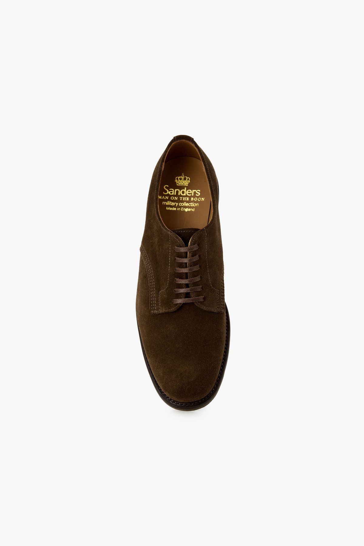 맨온더분(MAN ON THE BOON) [SANDERS] OFFICERS SHOE 스웨이드 로퍼_초코 4715118202
