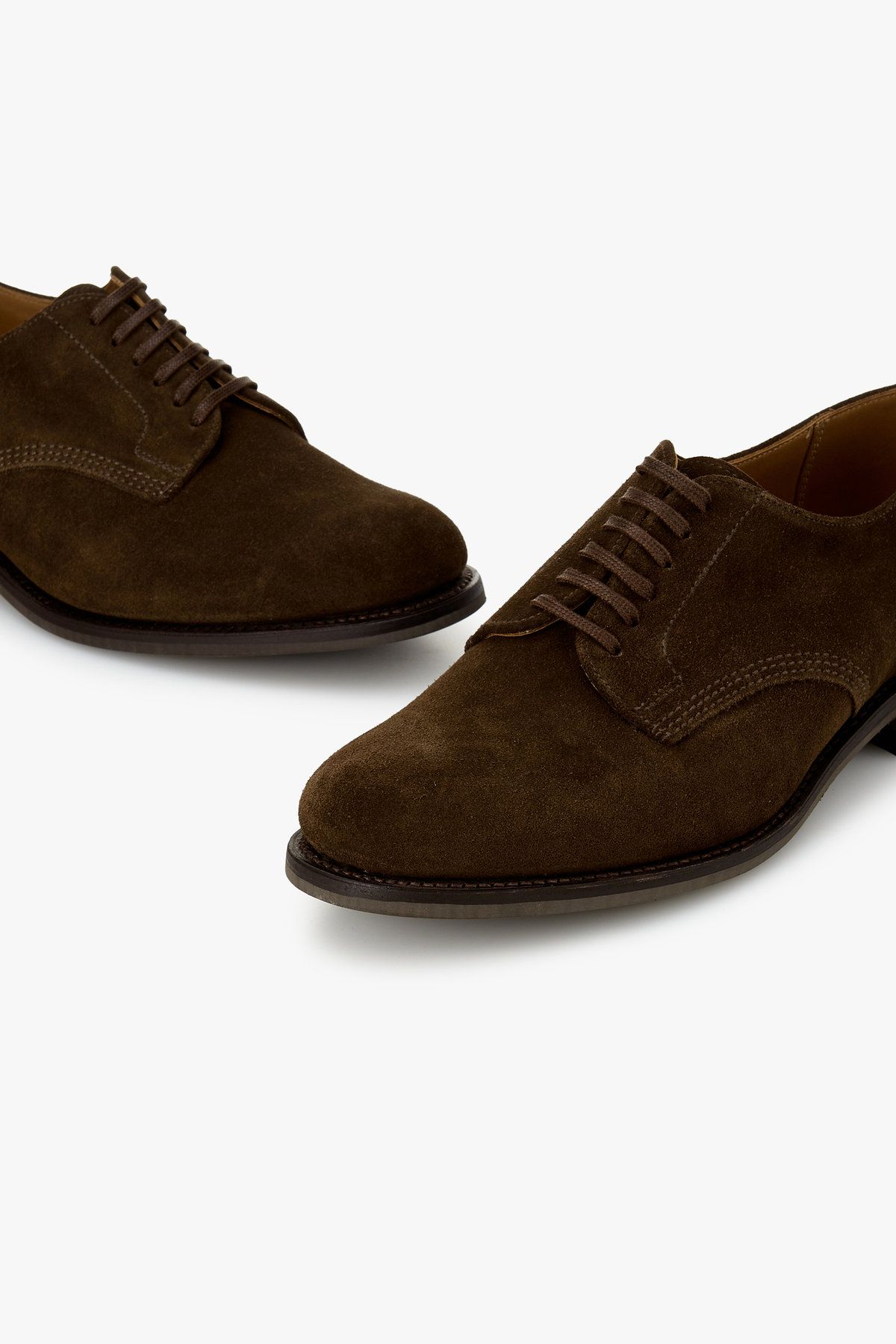 맨온더분(MAN ON THE BOON) [SANDERS] OFFICERS SHOE 스웨이드 로퍼_초코 4715118202