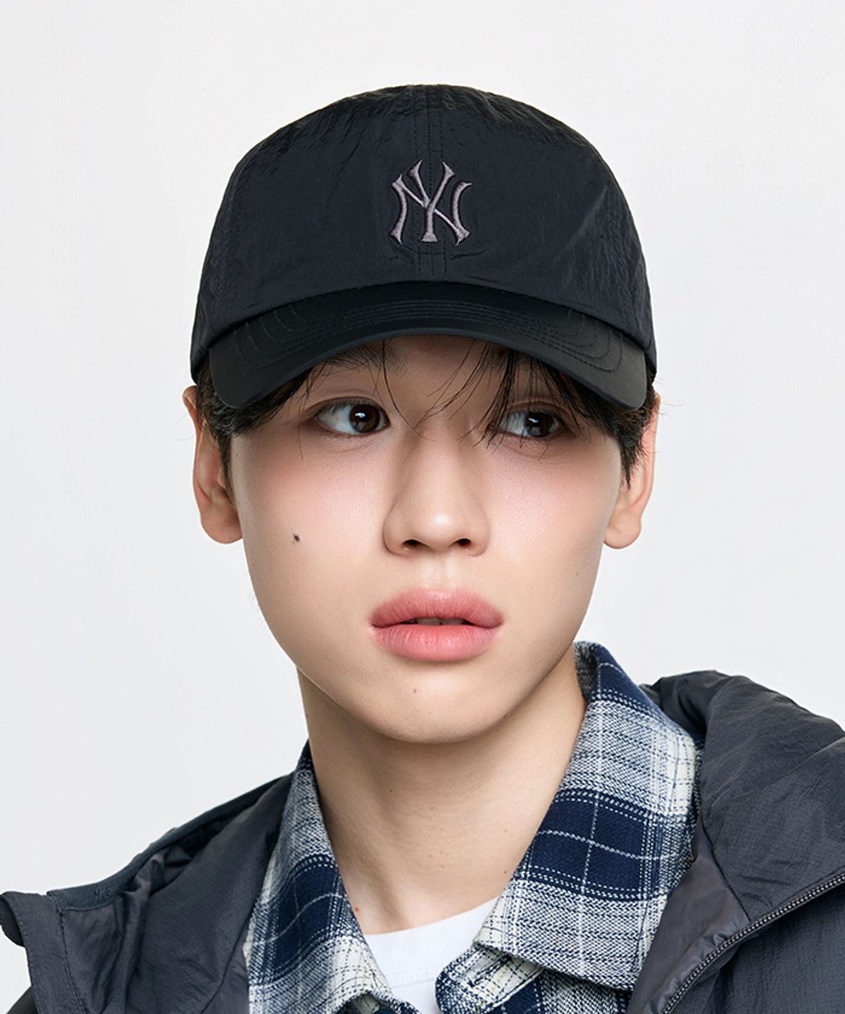 엠엘비(MLB) 고프코어 경량 나일론 언스트럭쳐 볼캡 NY (Black)