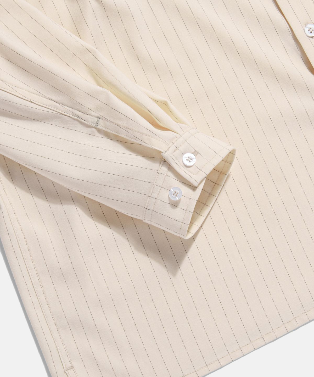 에스피오나지(ESPIONAGE) Striped Work Shirt(Cigar Co.) Cream