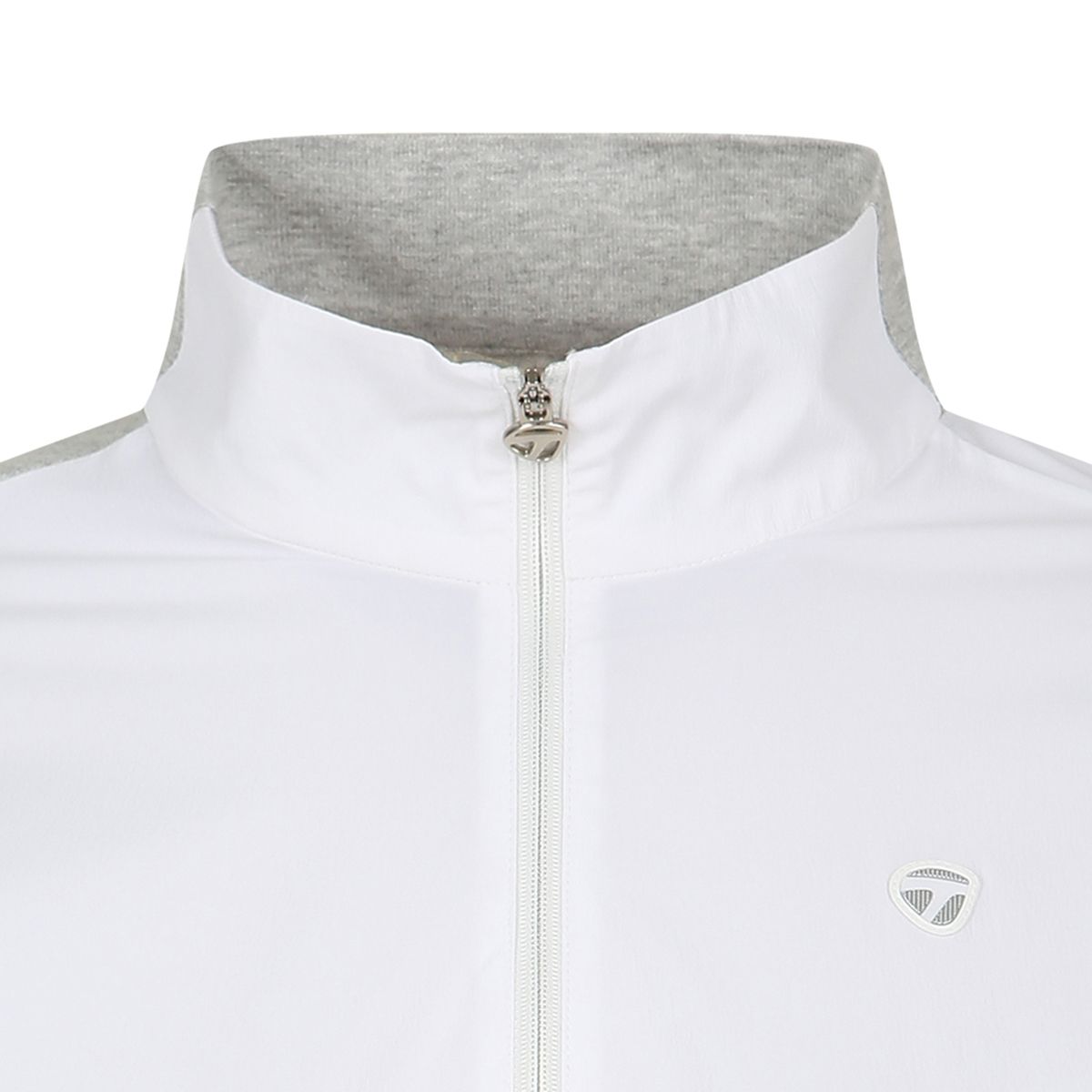 테일러메이드 어패럴(TAYLORMADE APPAREL) 여성 니트패치 하이넥 아노락 점퍼 T8031JO5202-100