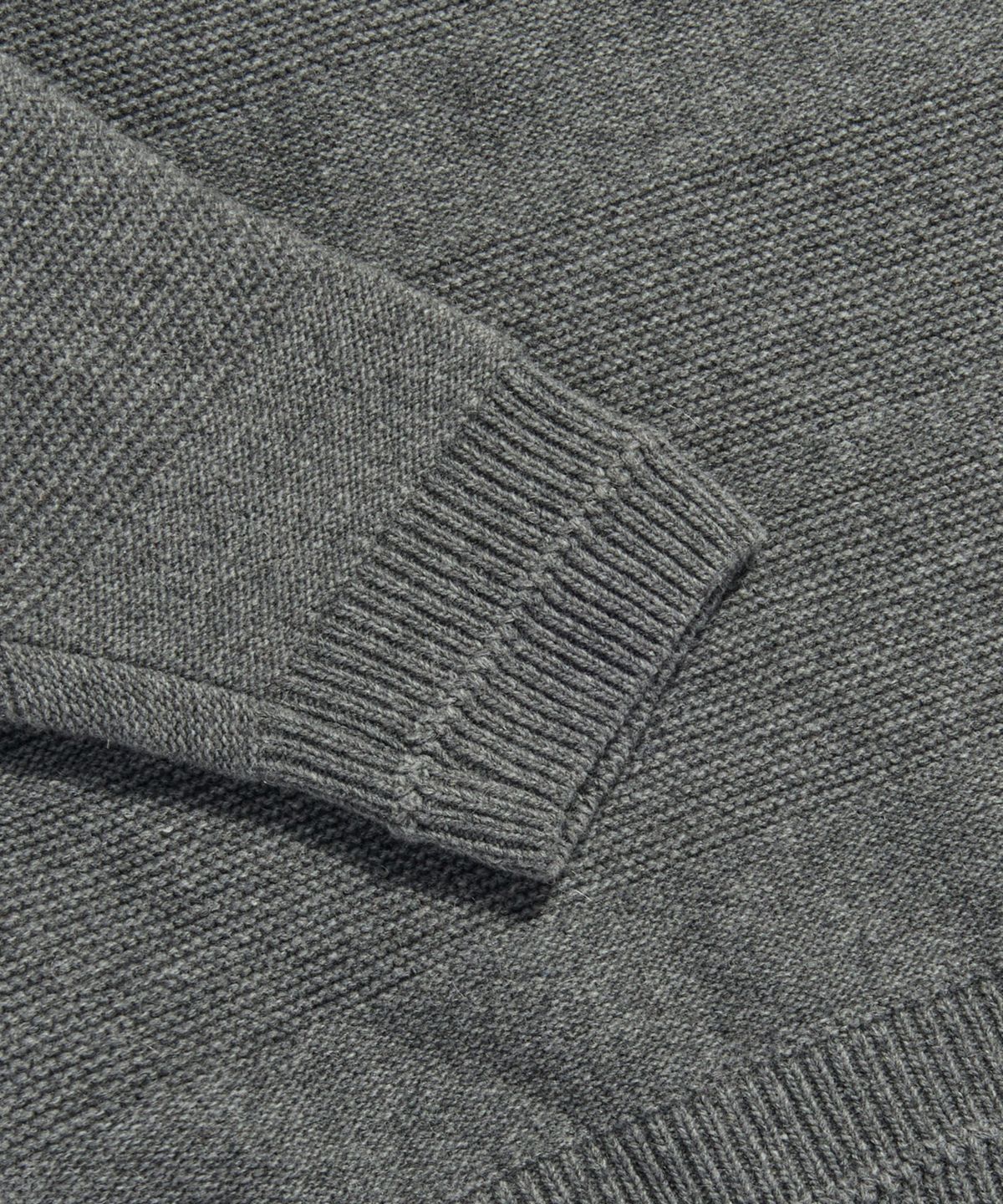 에스피오나지(ESPIONAGE) Solid Stripe Border Knit Sweater Grey