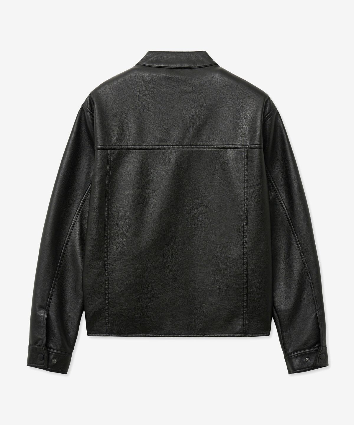브이투(VTWO) 8251 워시드 레더 바이커 자켓 (BLACK)