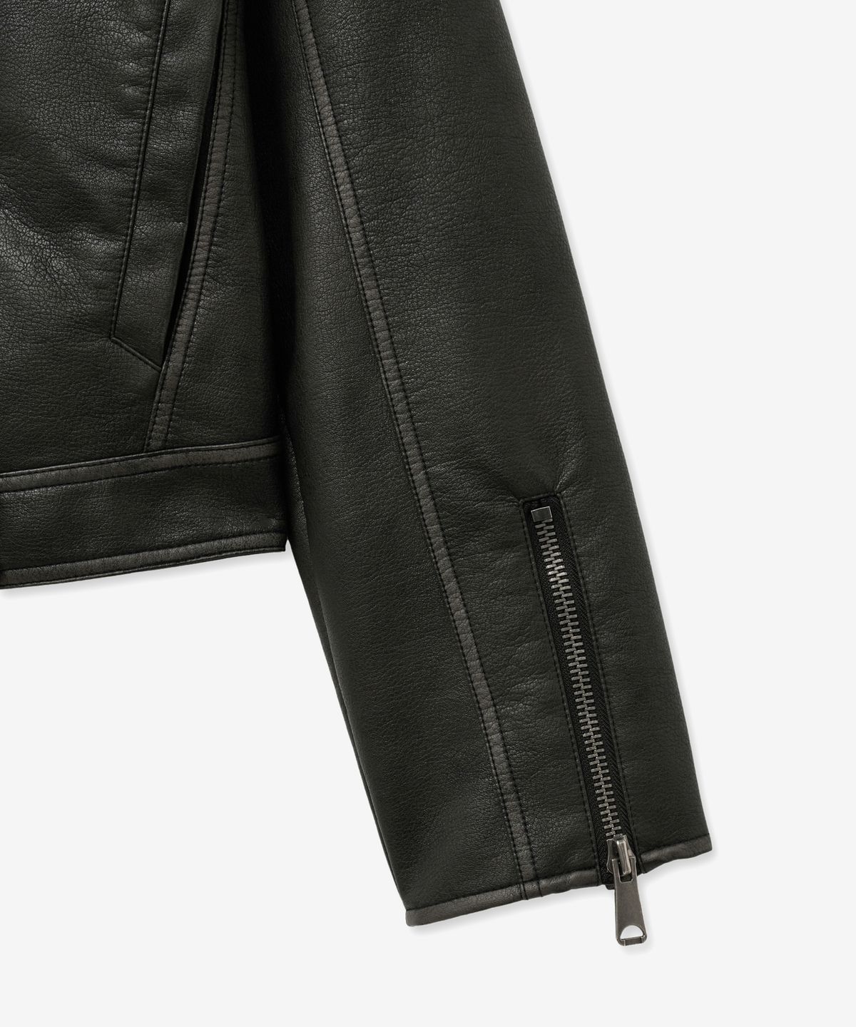 브이투(VTWO) 8241 워시드 레더 라이더 자켓 (BLACK)