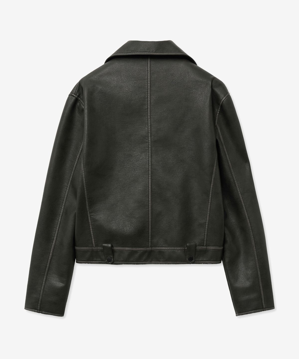 브이투(VTWO) 8241 워시드 레더 라이더 자켓 (BLACK)