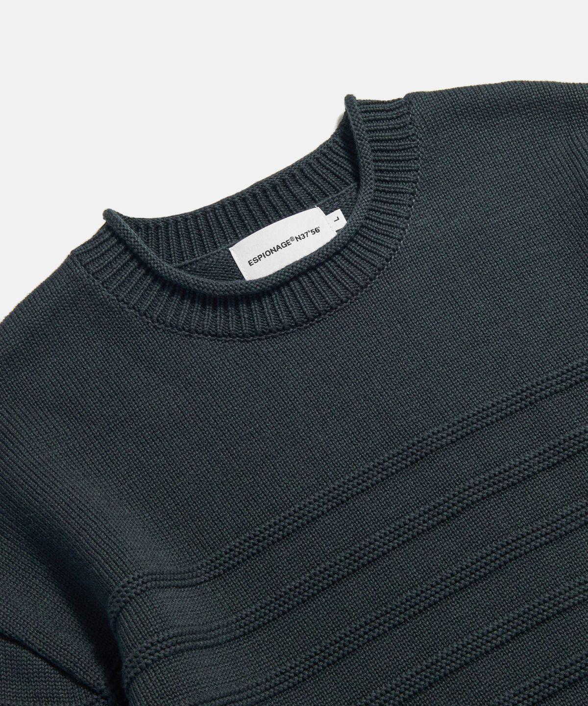 에스피오나지(ESPIONAGE) Mariniere Knit Sweater Dark Navy
