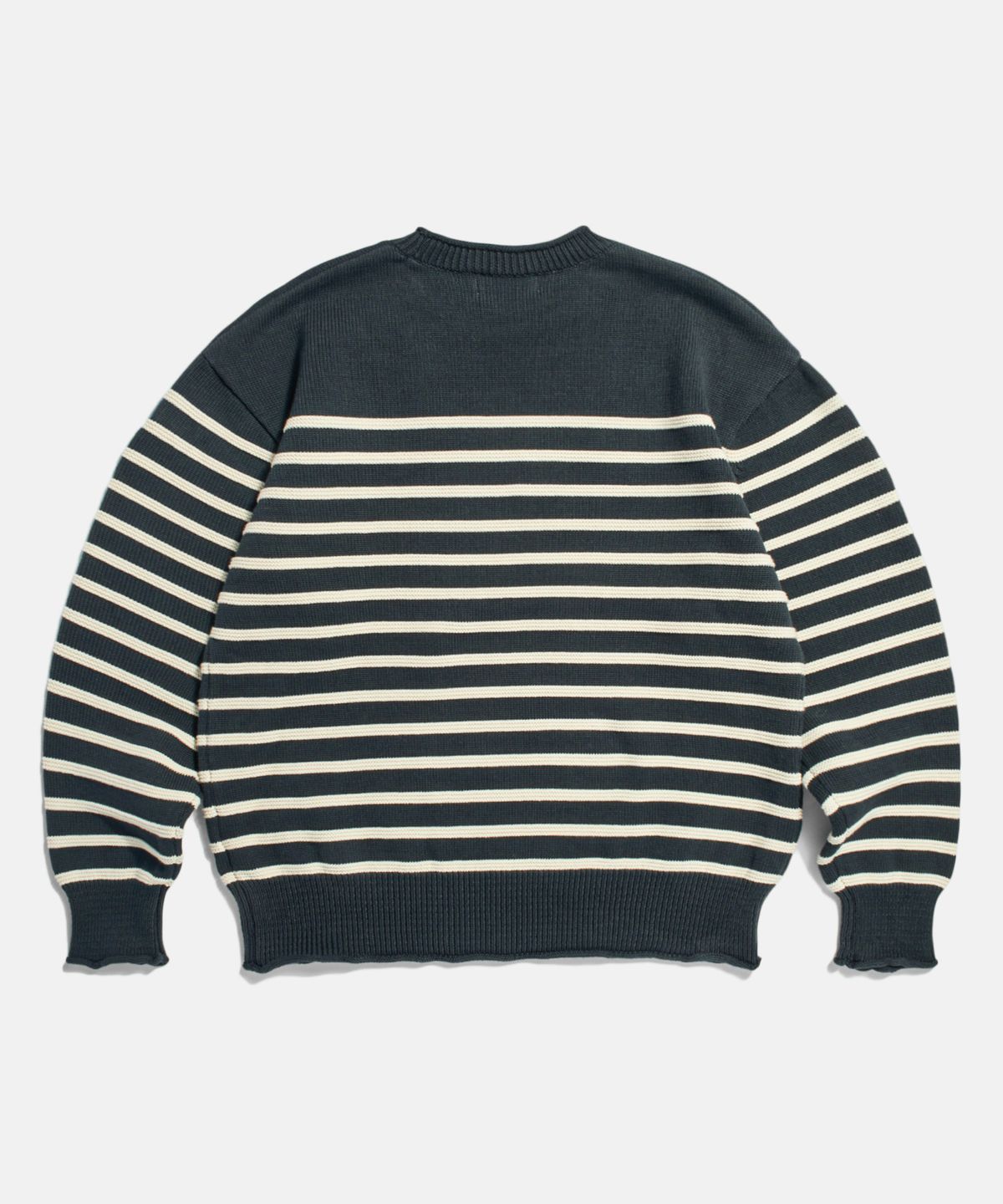 에스피오나지(ESPIONAGE) Mariniere Knit Sweater Ivory Stripe
