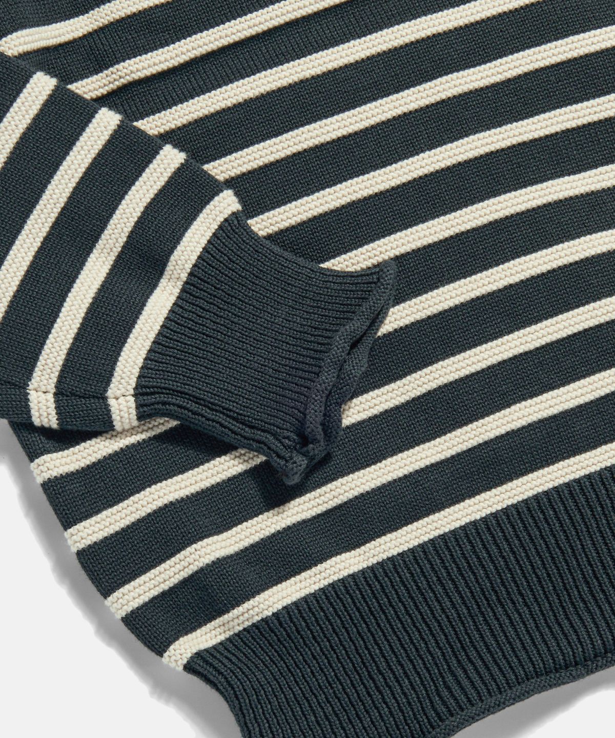 에스피오나지(ESPIONAGE) Mariniere Knit Sweater Ivory Stripe
