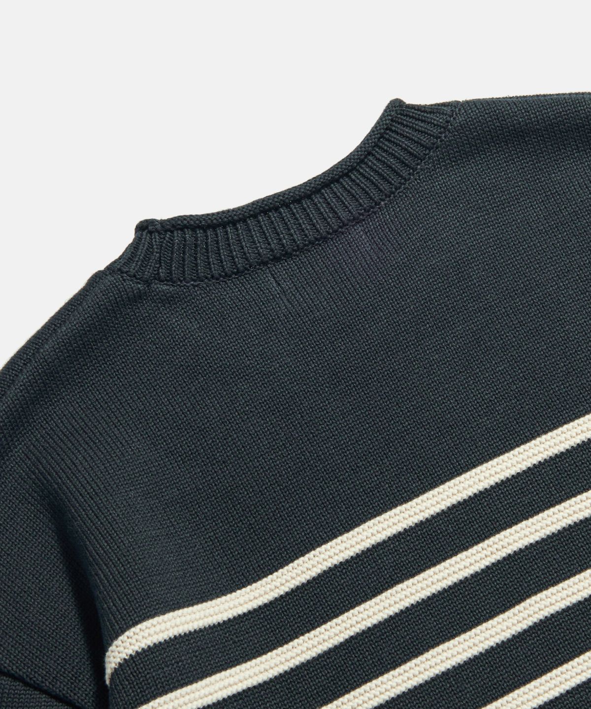 에스피오나지(ESPIONAGE) Mariniere Knit Sweater Ivory Stripe