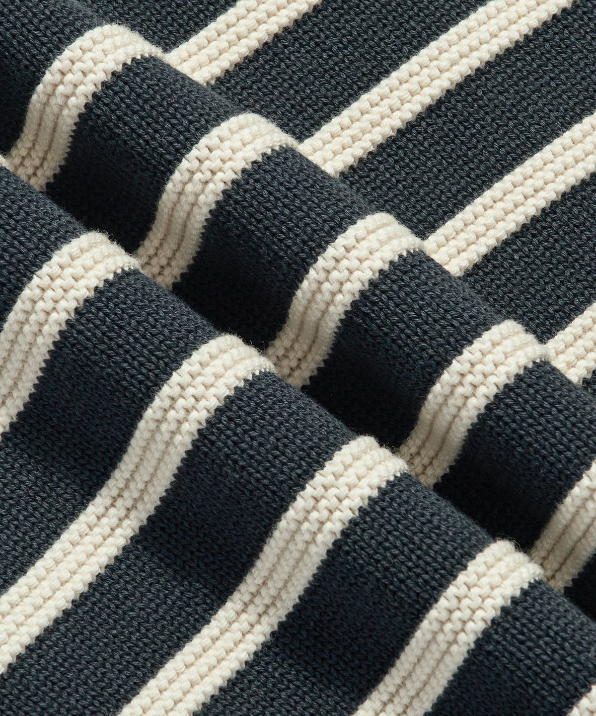 에스피오나지(ESPIONAGE) Mariniere Knit Sweater Ivory Stripe