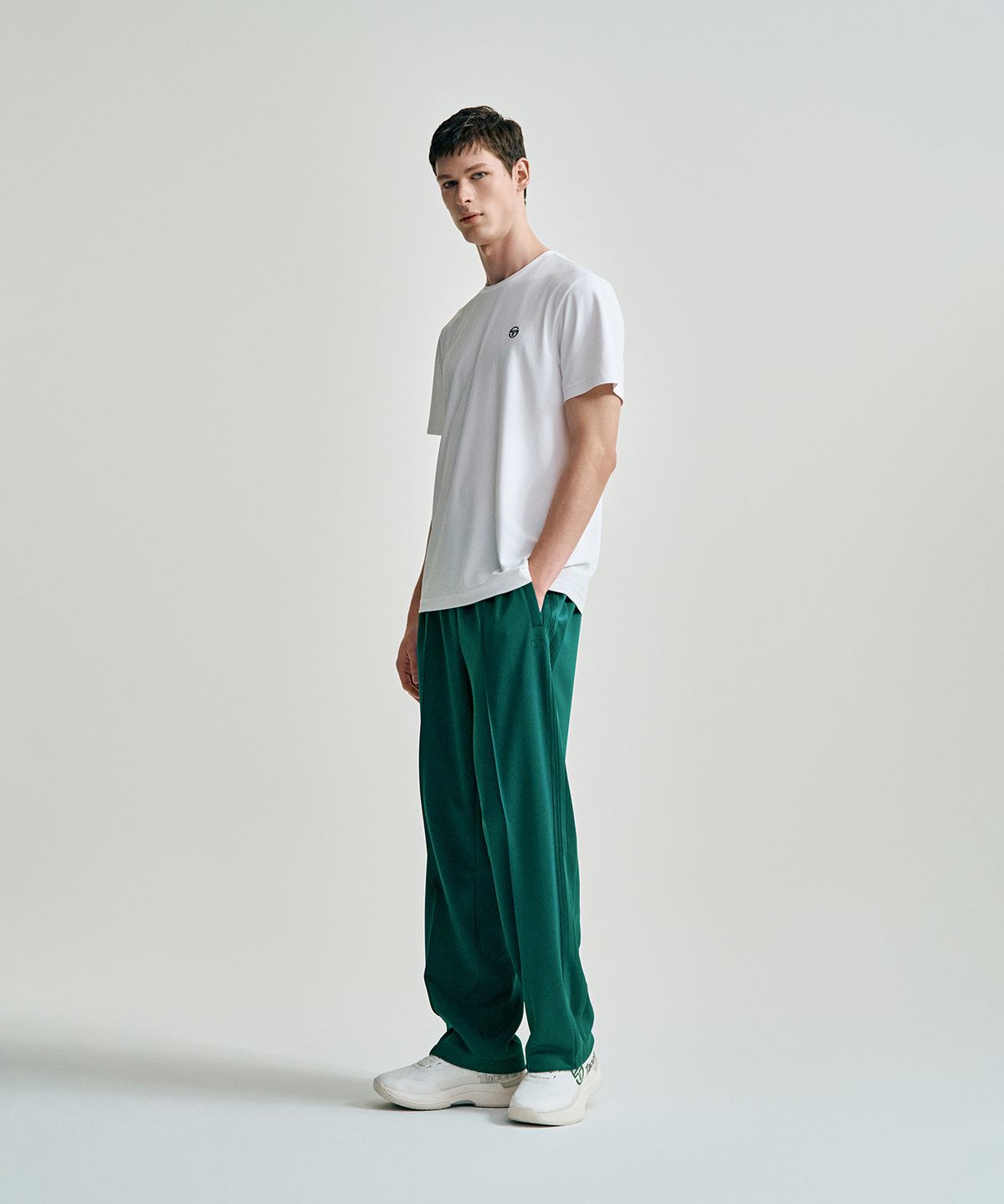 세르지오 타키니(SERGIO TACCHINI) M 타키니 모던 트랙 릴렉스핏 팬츠 (D.Green)
